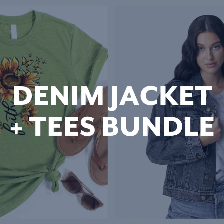 Denim Jacket + Tees Bundle product image 1
