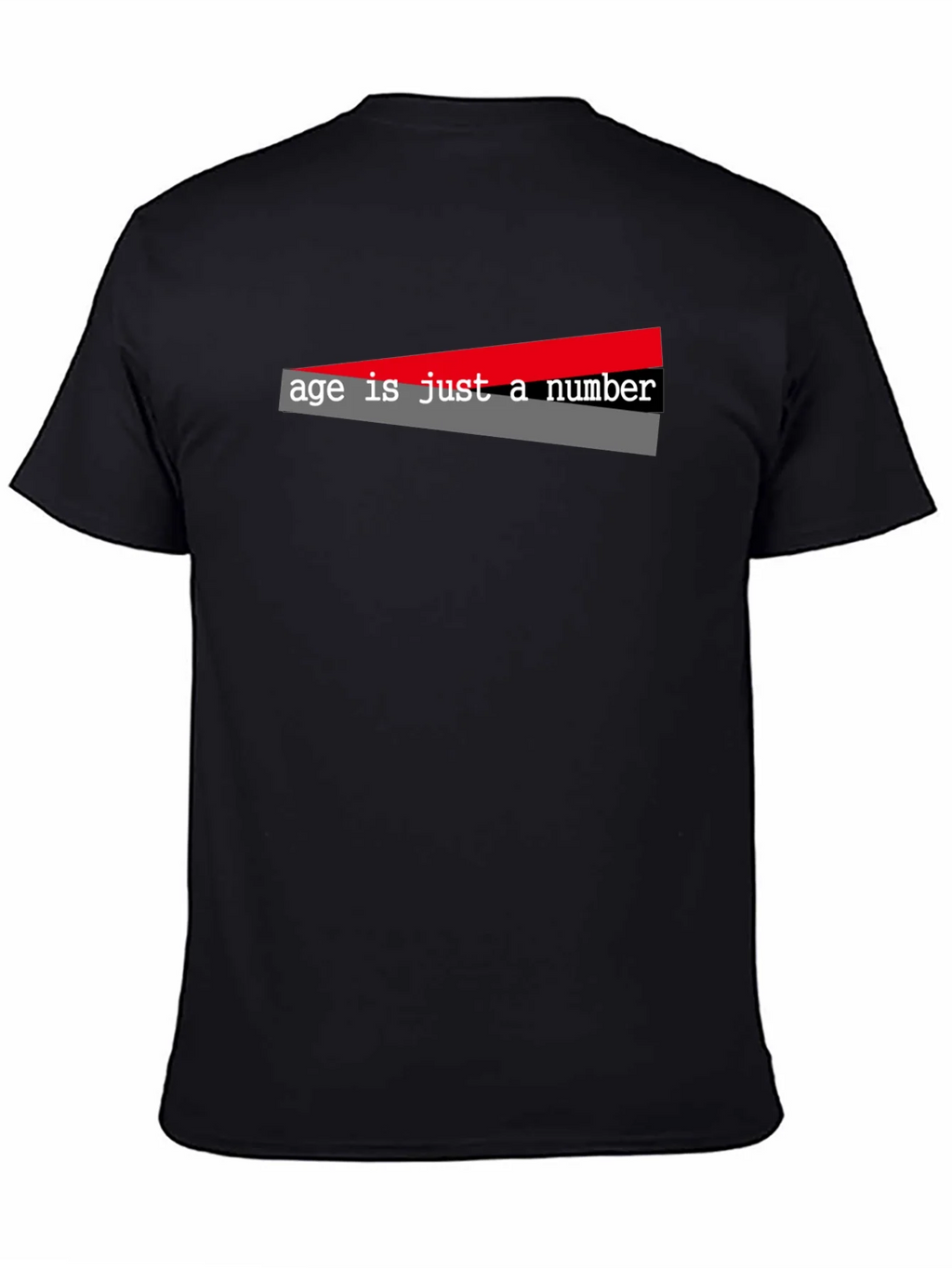 Age is Just a Number Graphic Tee - Black T-Shirt product image 4