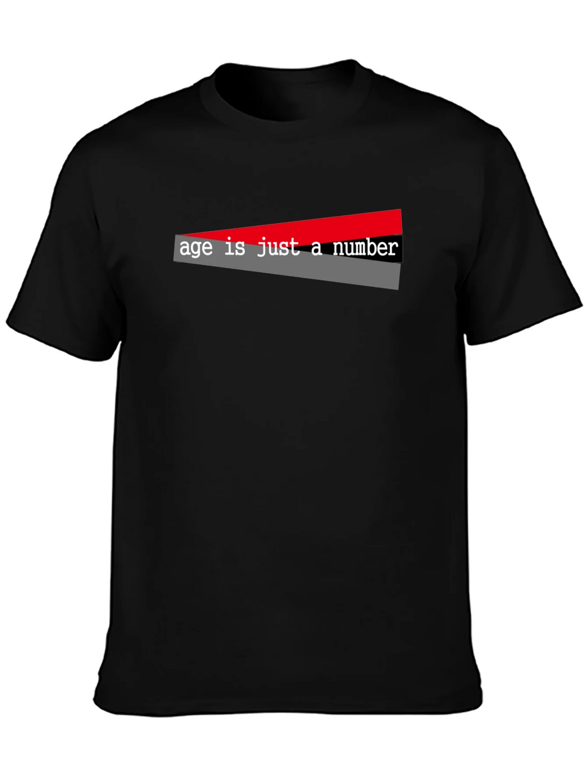 Age is Just a Number Graphic Tee - Black T-Shirt product image 3