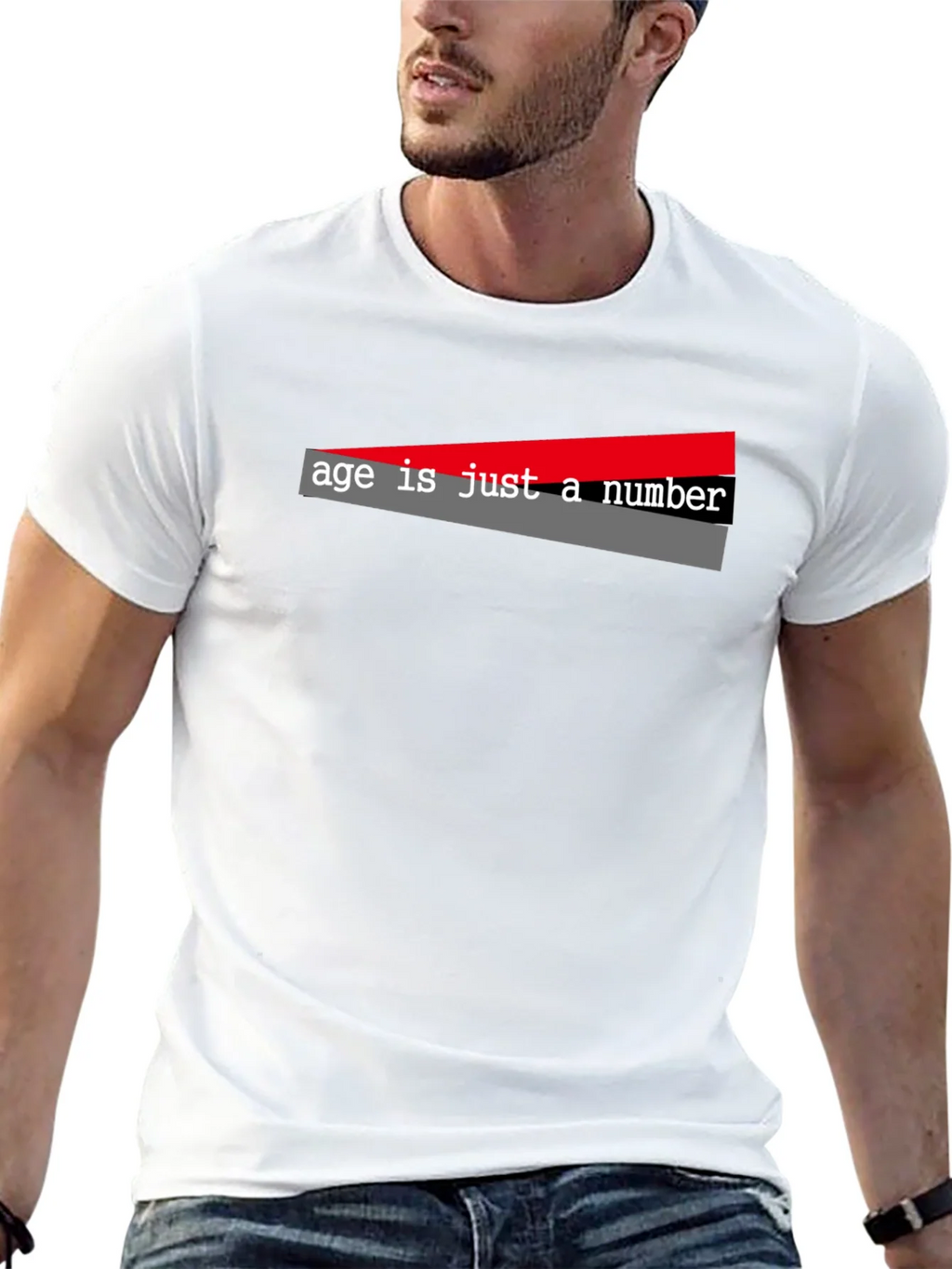 Age is Just a Number Graphic Tee - Black T-Shirt product image 12