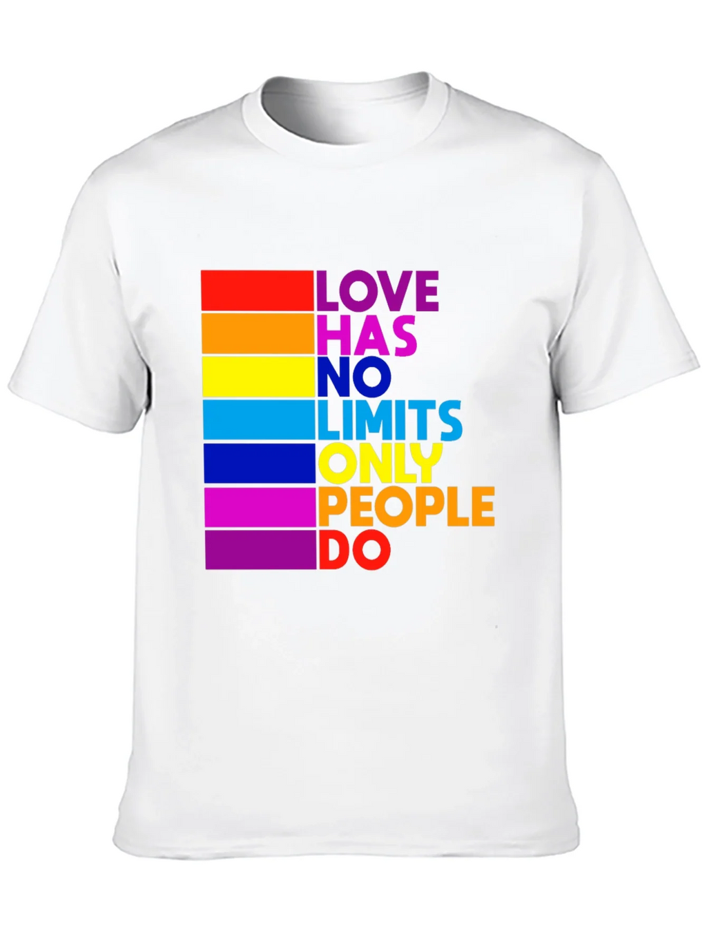 Love Has No Limits Pride T-Shirt product image 3