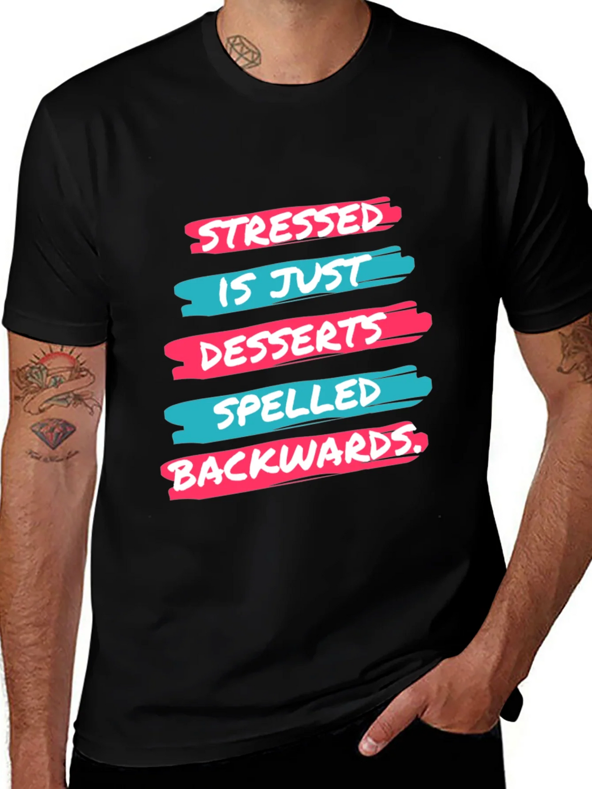 Stressed is Desserts Spelled Backwards T-Shirt product image 1