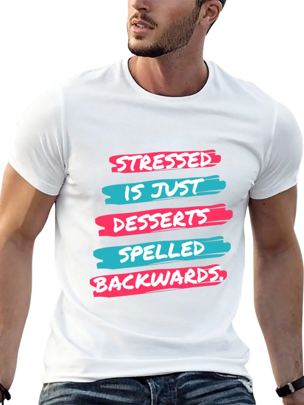 Stressed is Desserts Spelled Backwards T-Shirt product image 12