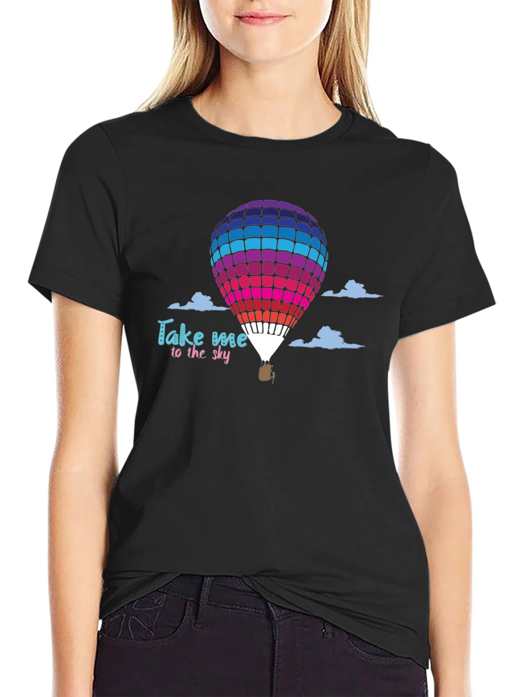 Take Me to the Sky Hot Air Balloon Graphic T-Shirt product image 2