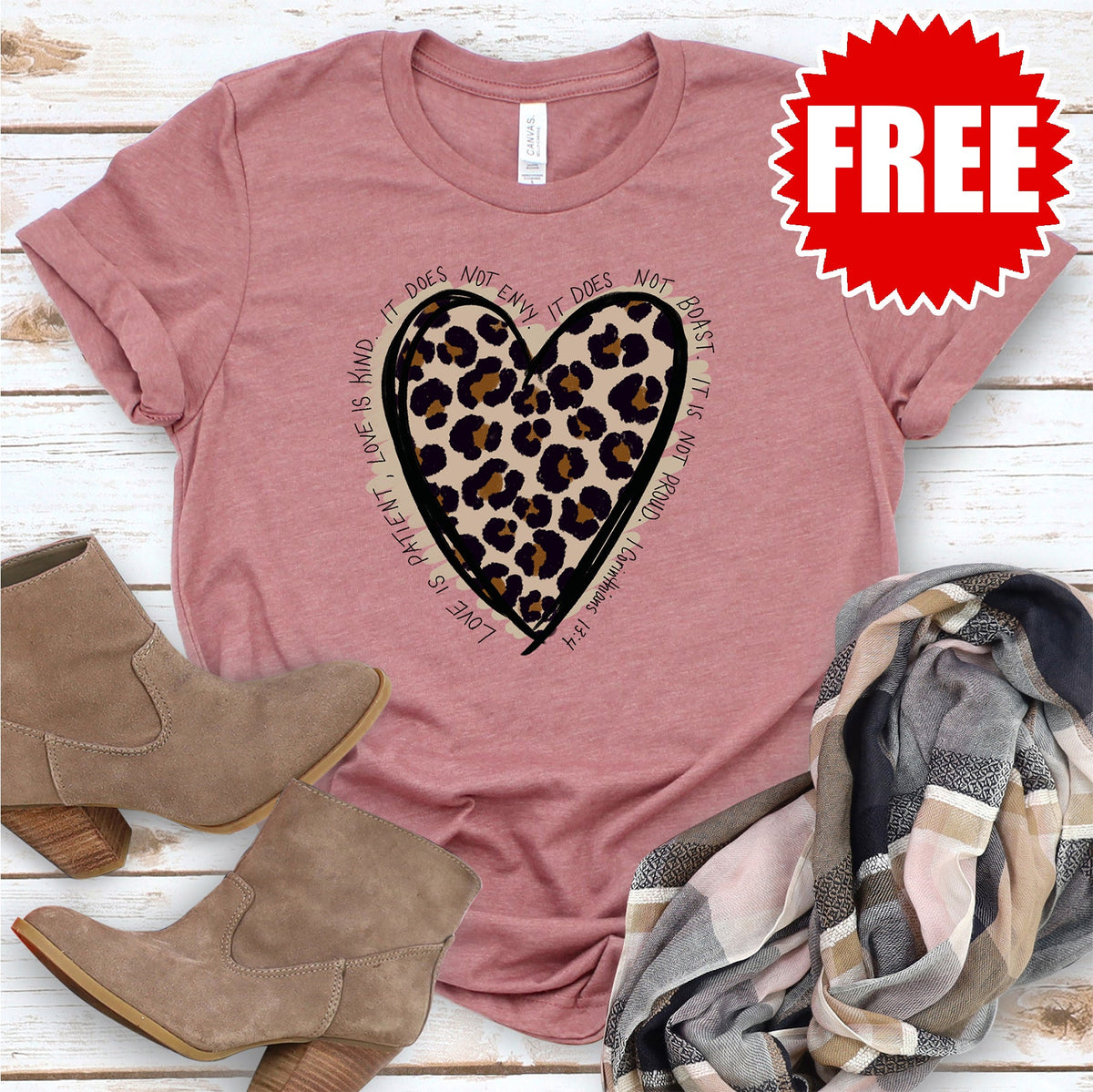 Love Leopard Tee - 0