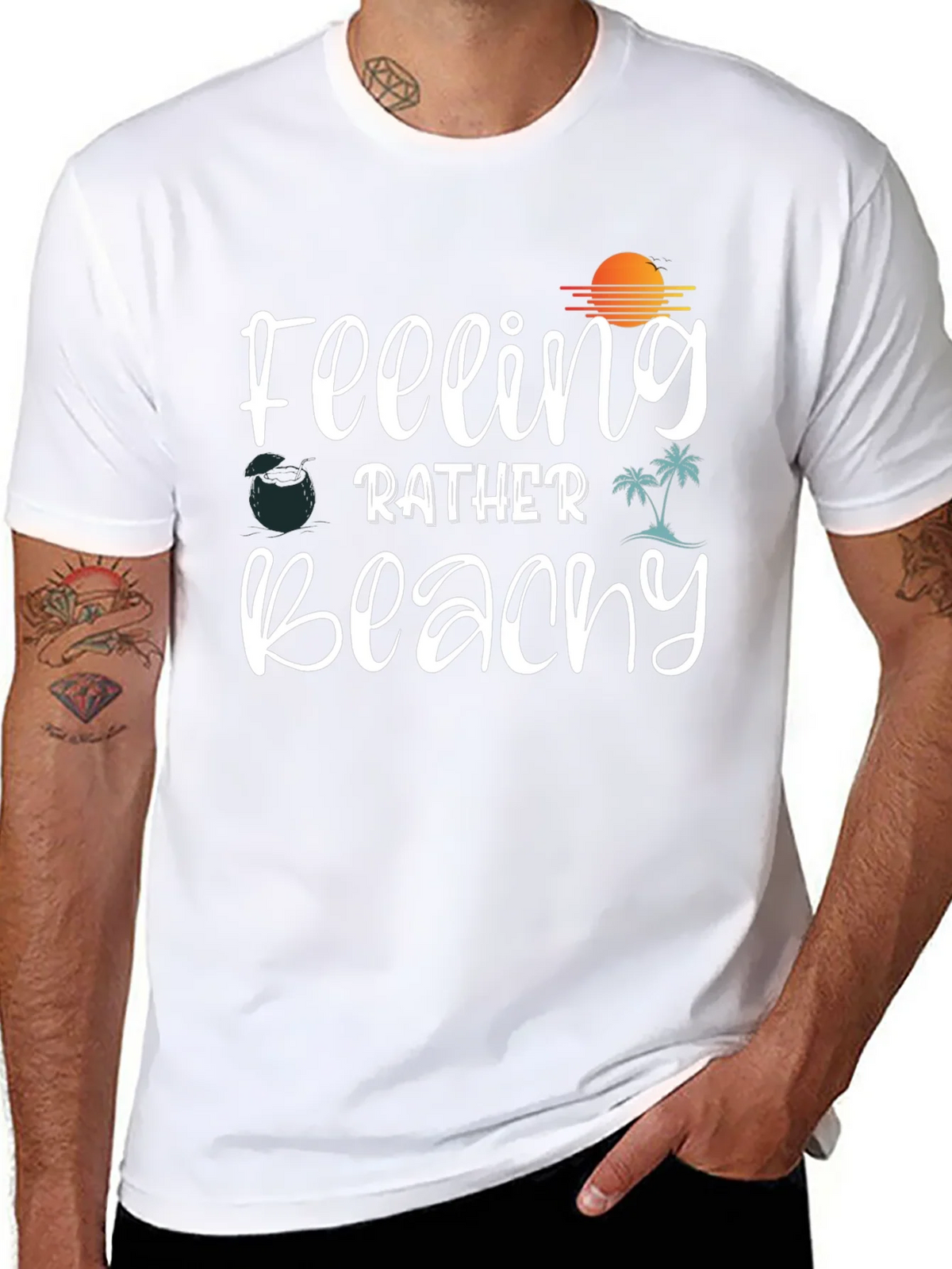 Feeling Beachy Graphic Tee - Summer Vibes T-Shirt product image 7