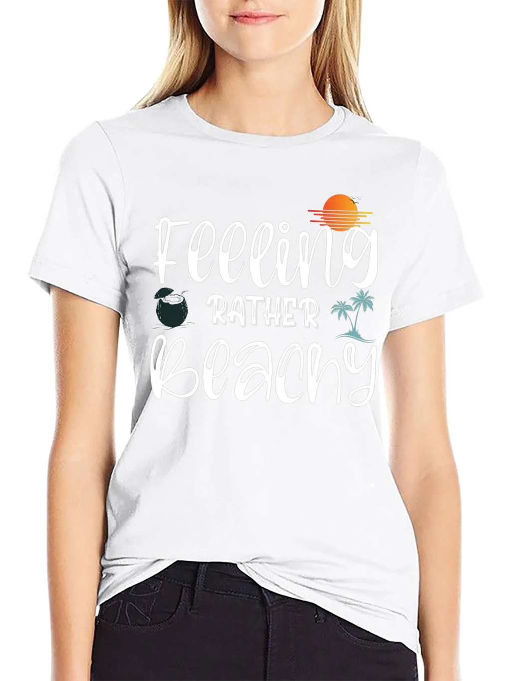 Feeling Beachy Graphic Tee - Summer Vibes T-Shirt product image 8