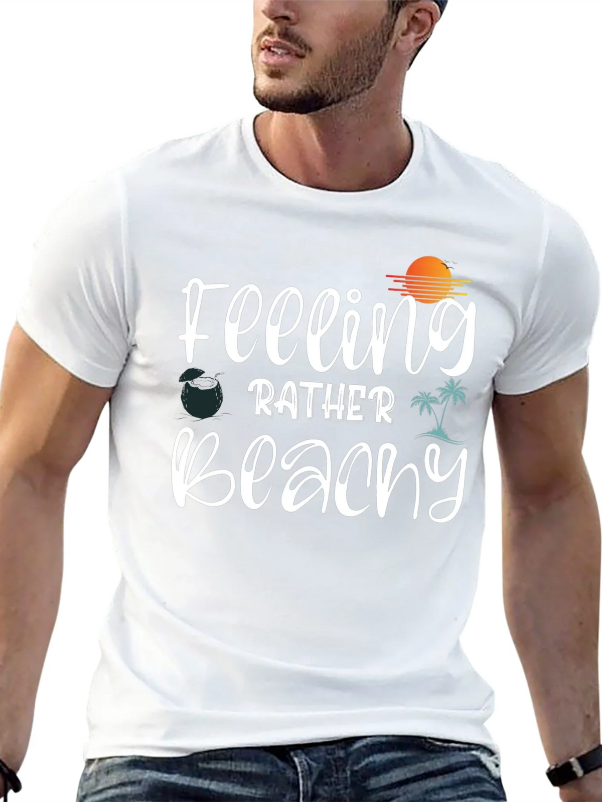 Feeling Beachy Graphic Tee - Summer Vibes T-Shirt product image 12