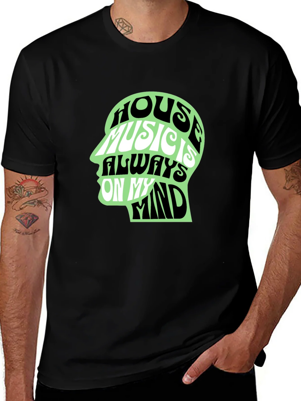 House Music On My Mind Graphic T-Shirt product image 1