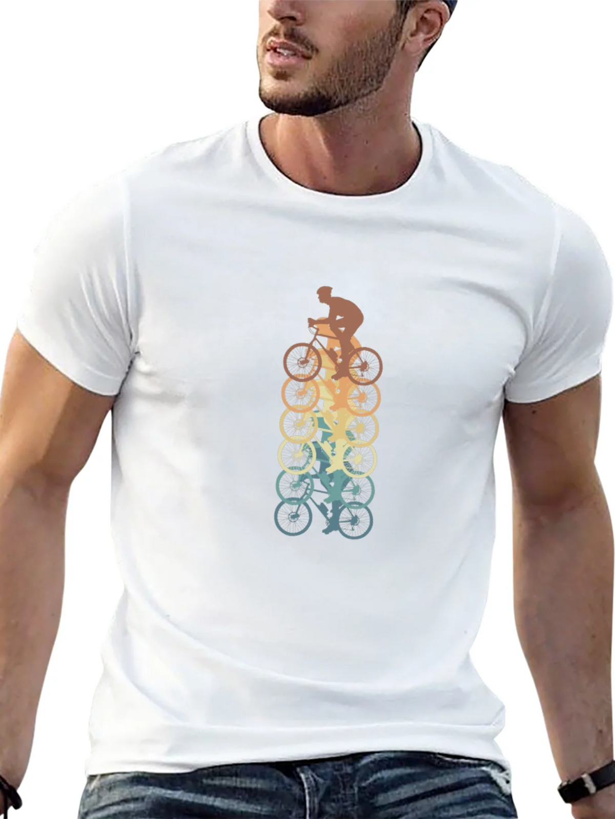 Retro Cycling T-Shirt - Vintage Biker Design product image 12