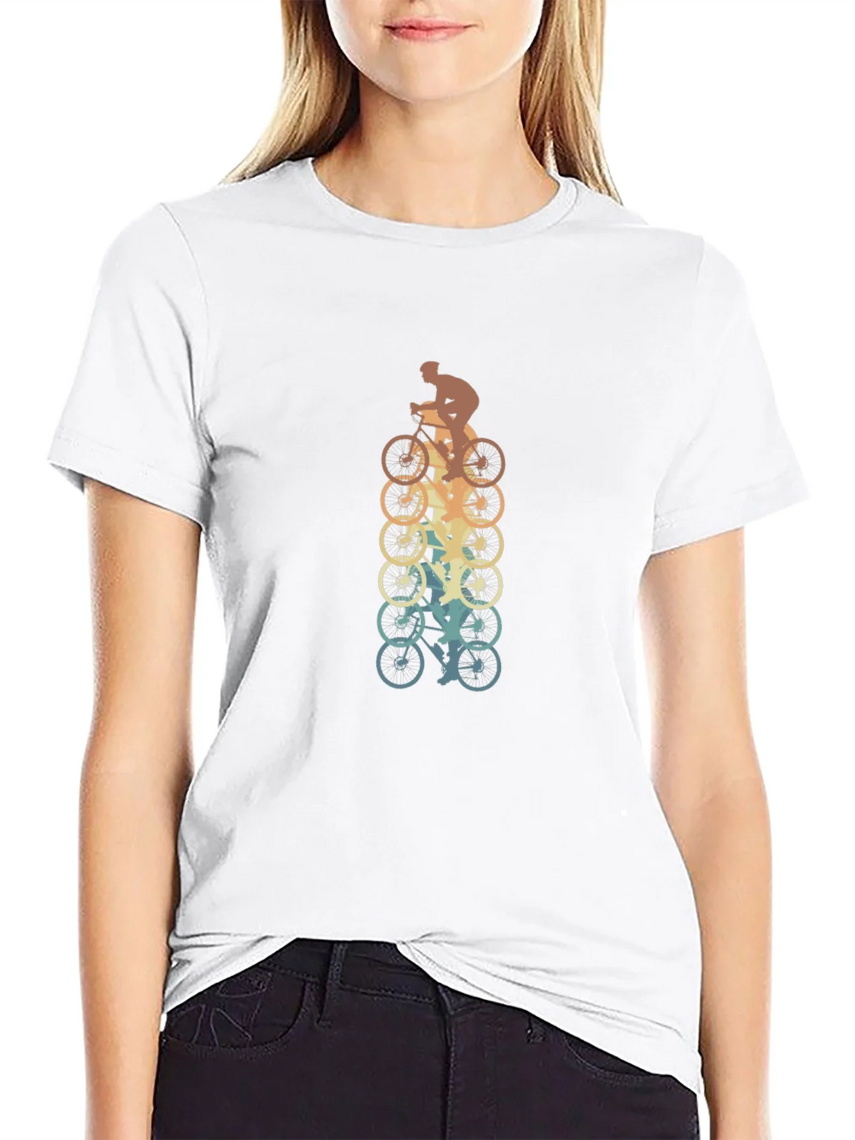 Retro Cycling T-Shirt - Vintage Biker Design product image 8