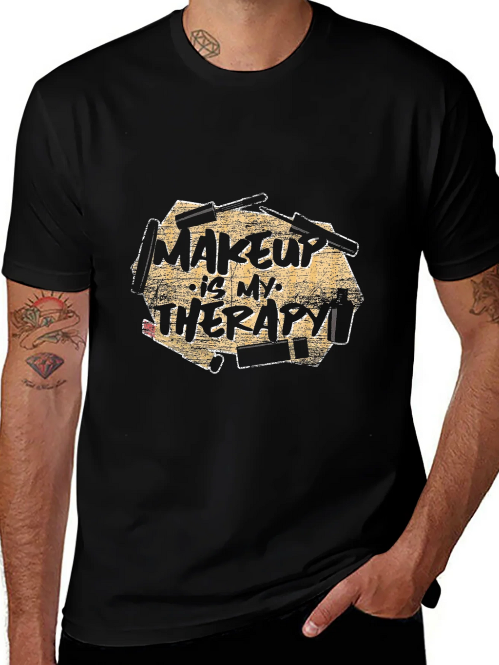 Makeup Therapy Black T-Shirt product image 1