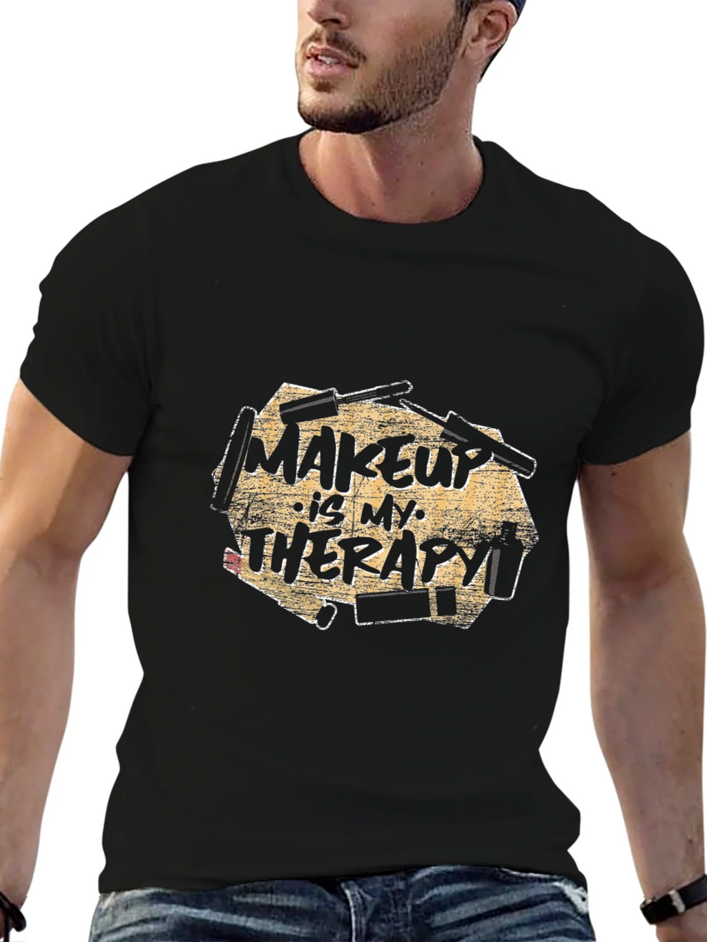 Makeup Therapy Black T-Shirt product image 5