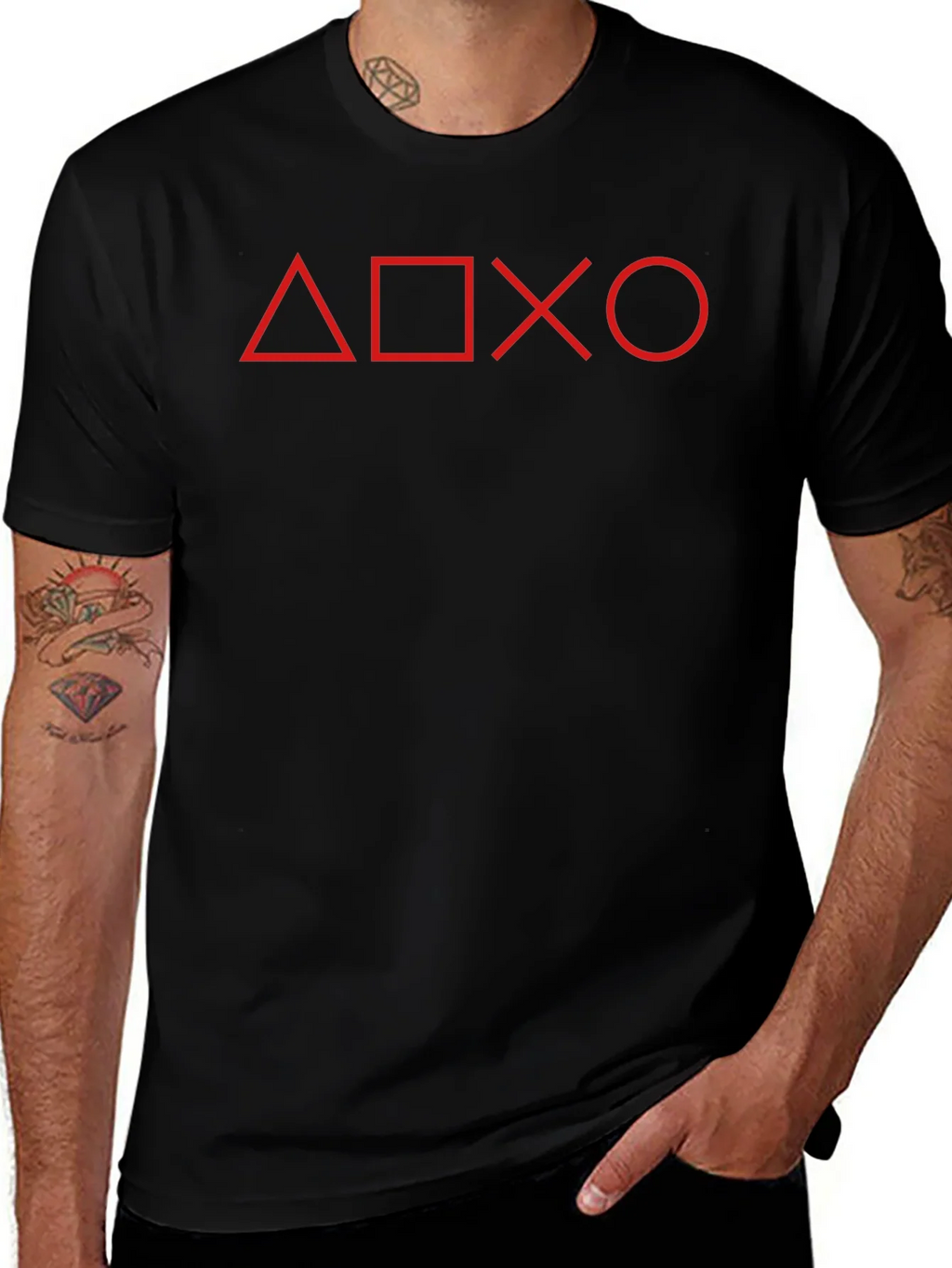 PlayStation Symbols T-Shirt - Black product image 1