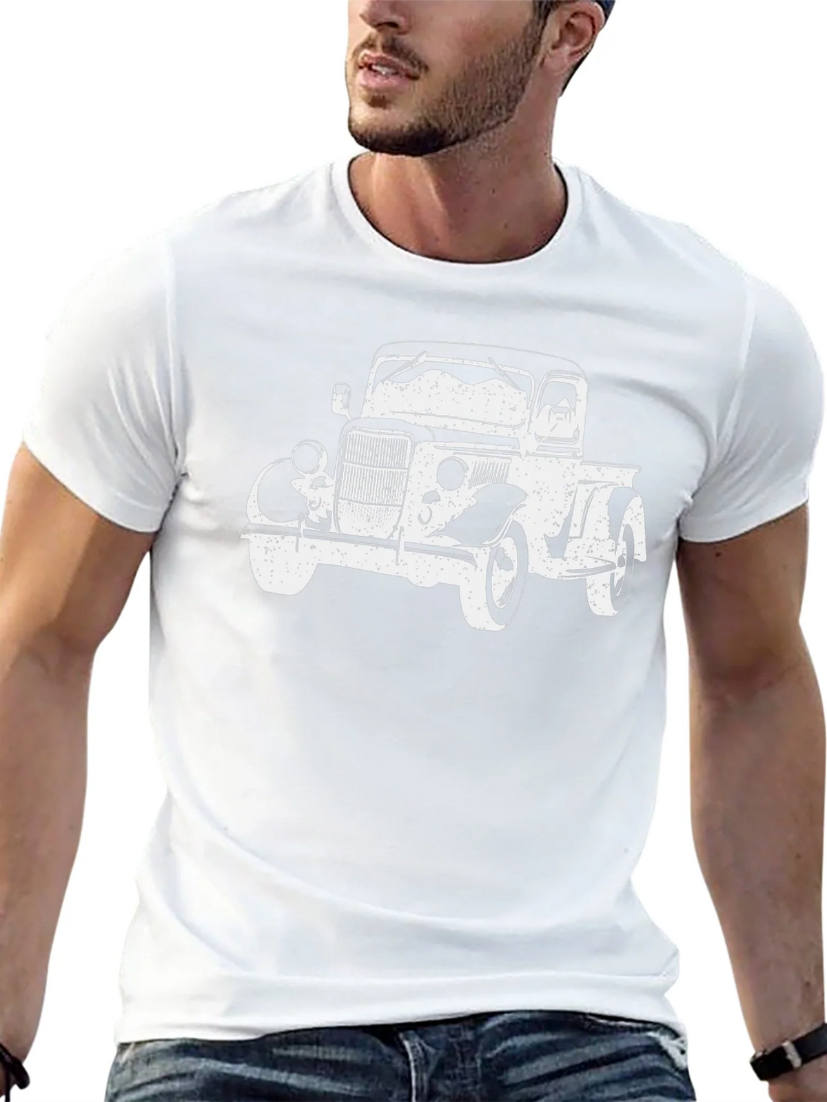 Vintage Truck Graphic T-Shirt - Classic Style product image 3