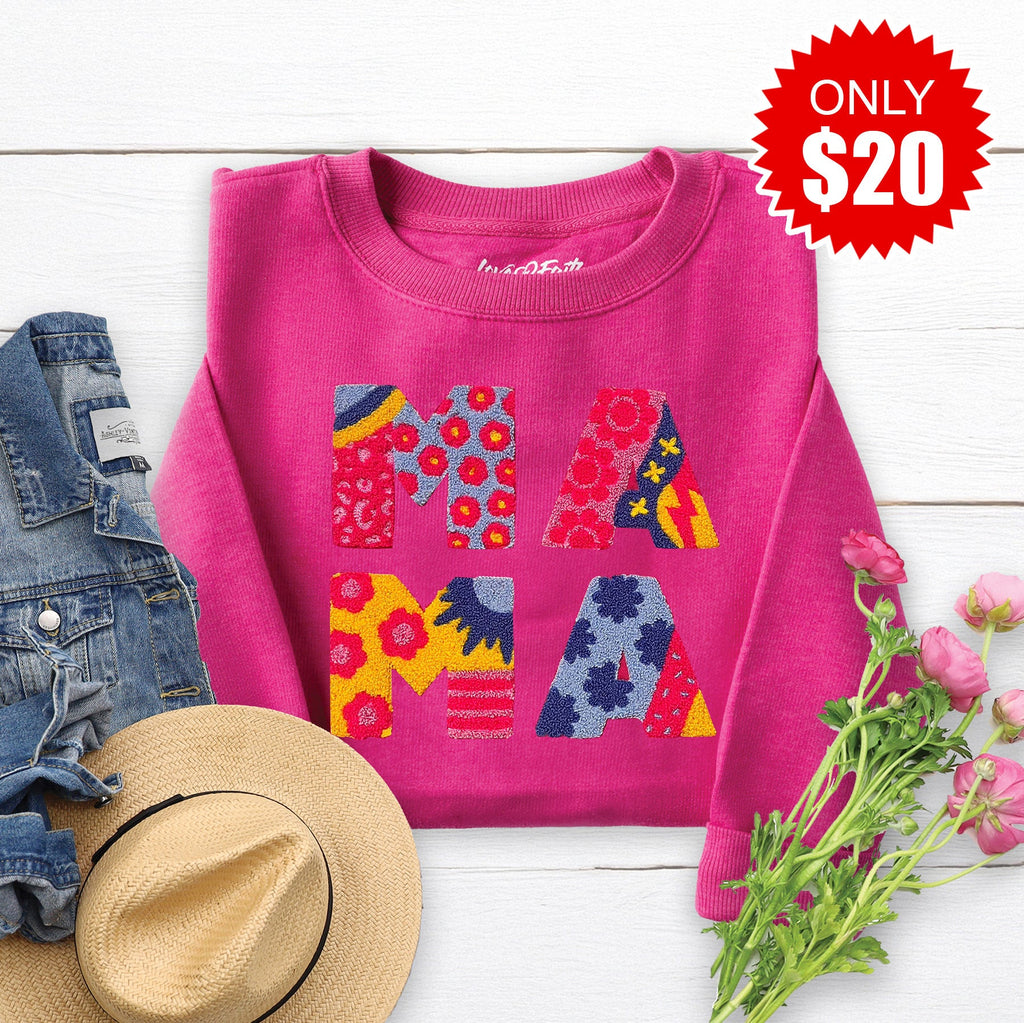 Embellished Mama Crewneck Sweatshirt - 20 product image 1