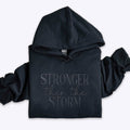 Embroidered Stronger Than The Storm Pullover Hoodie