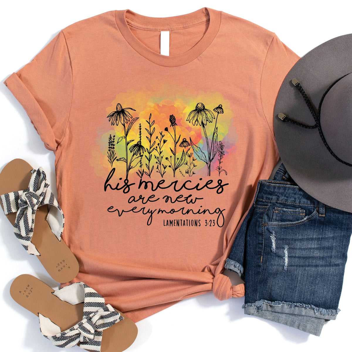 His Mercies Are New Tee product image 2