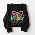 Merry Christmas Bow Sweatshirt