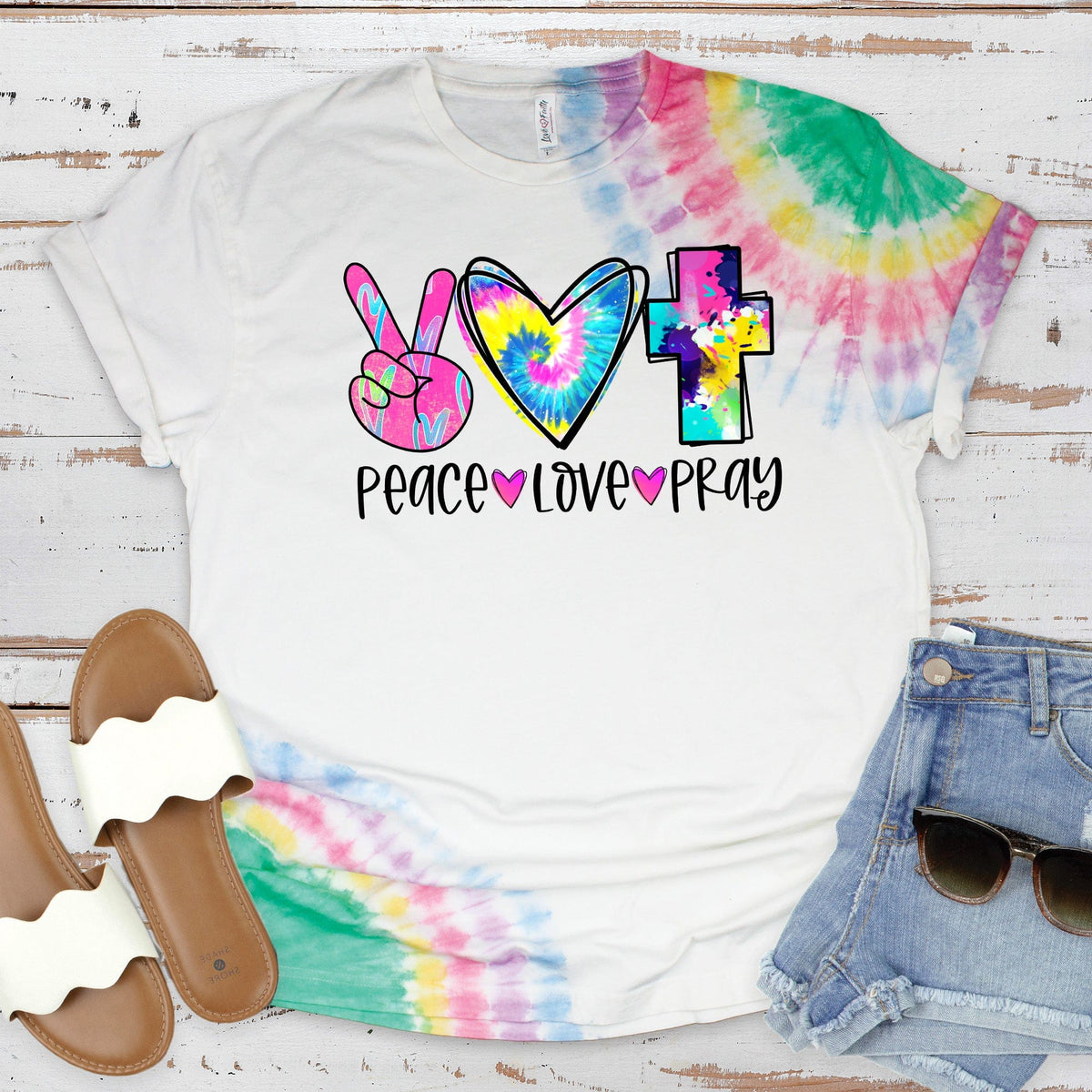 Peace Love Pray Tee product image 2