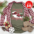 All Roads Christmas Bridge Tee - Heather Olive - 15 product image 1