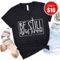 Be Still and Know V-Neck - 10