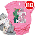 Not Perfect Just Forgiven Tee - 0