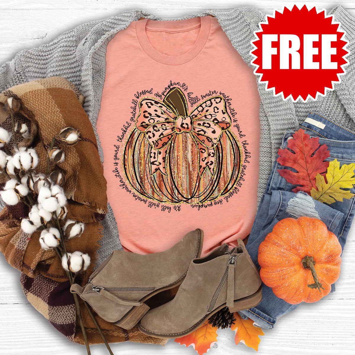 Thanksgiving Pumpkin Tee - 0