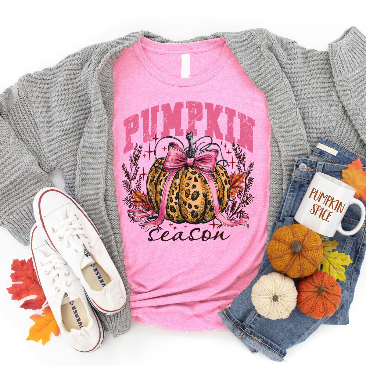 Pumpkin Season Bow Tee