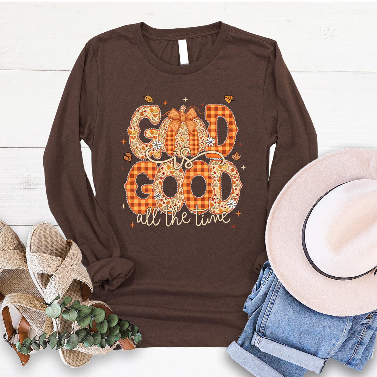 God is Good Fall Long Sleeve product image 2