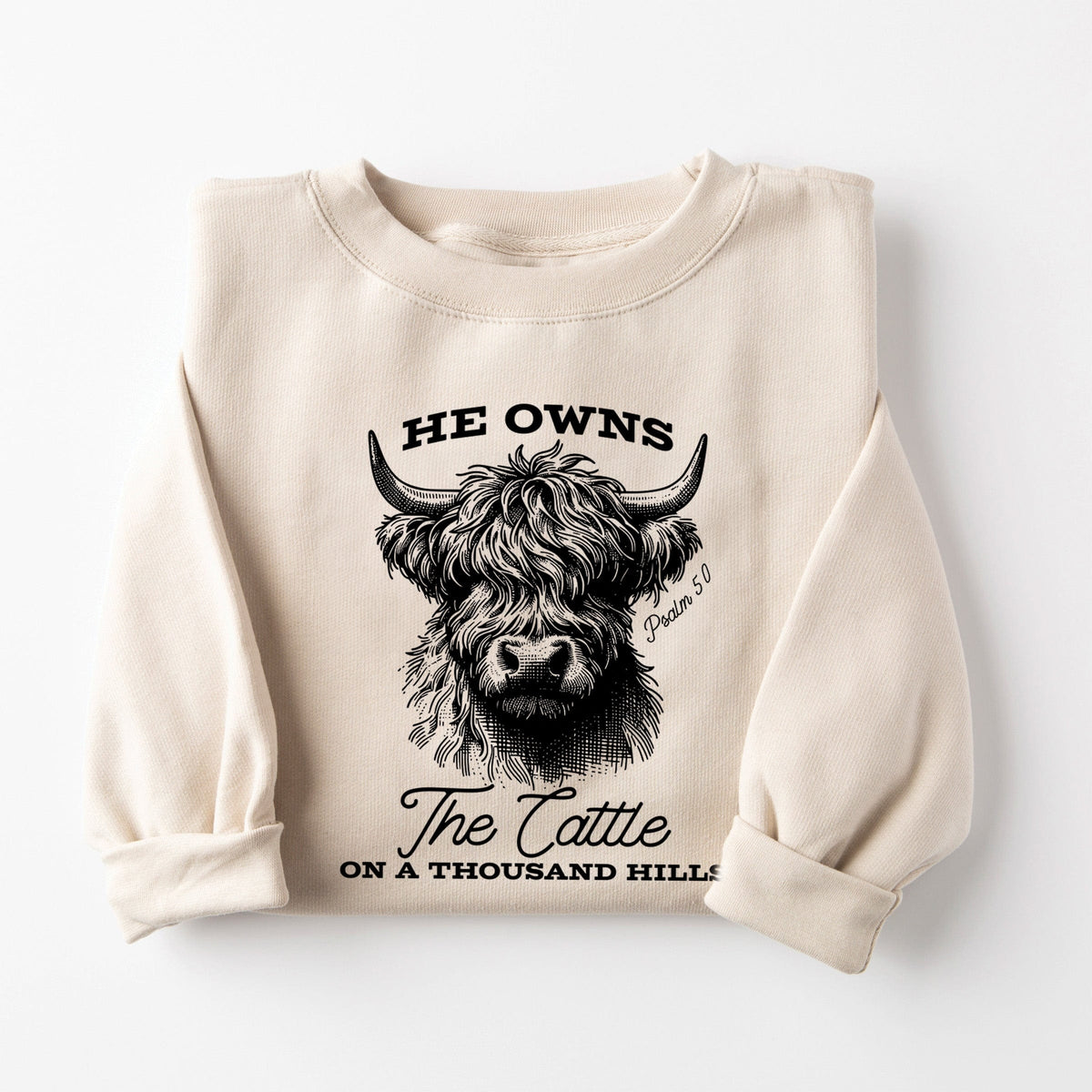 He Owns The Cattle Sweatshirt product image 2