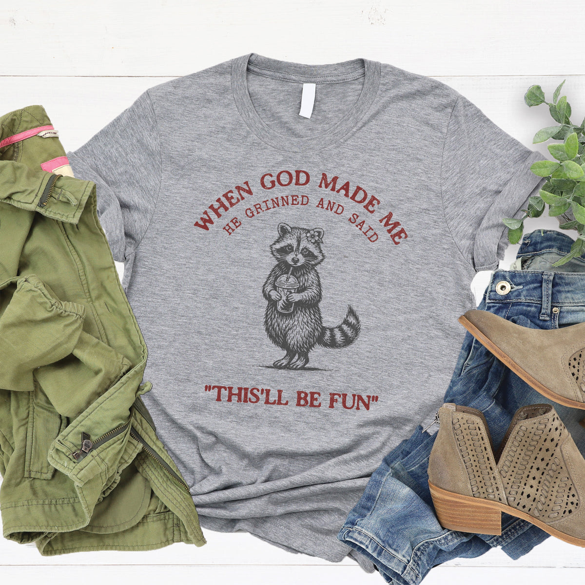 When God Made Me Tee