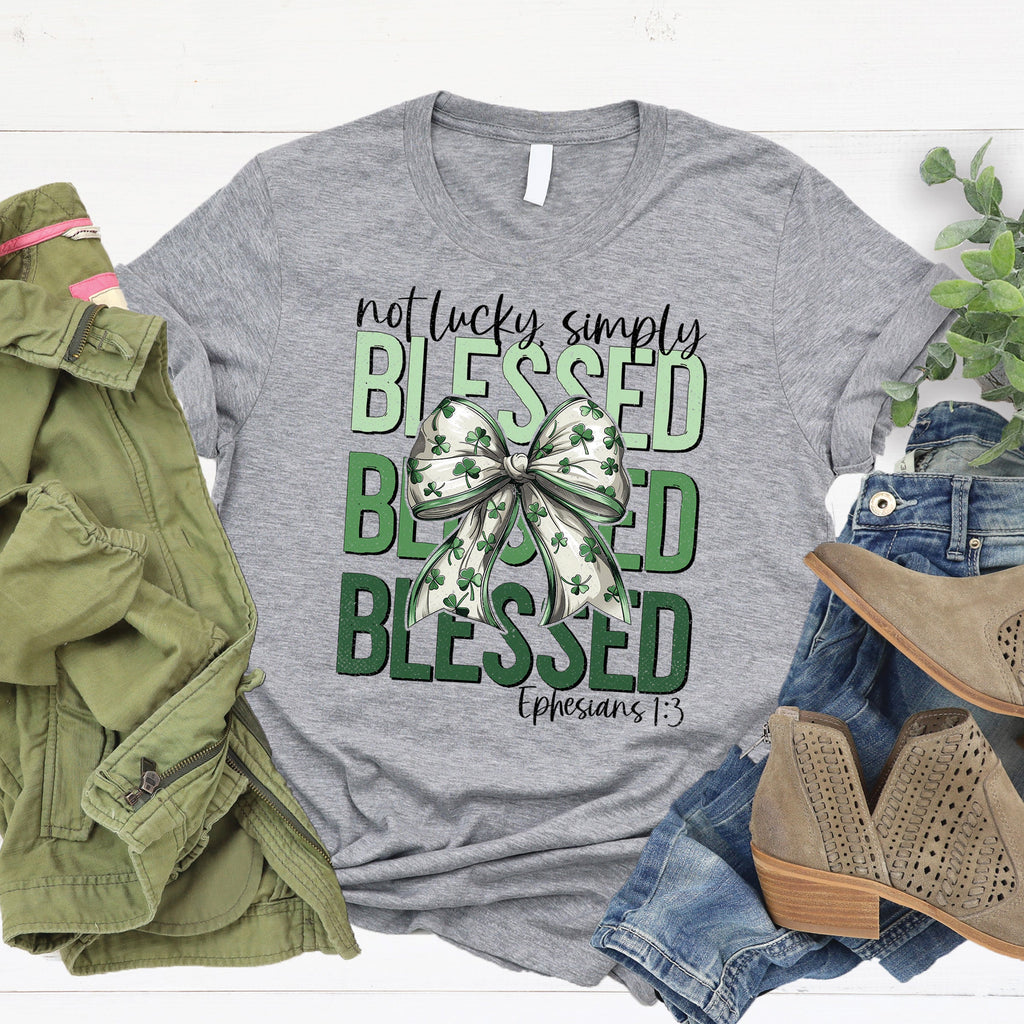 Not Lucky Simply Blessed Tee product image 2