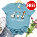 Off To Follow Jesus Tee - 0