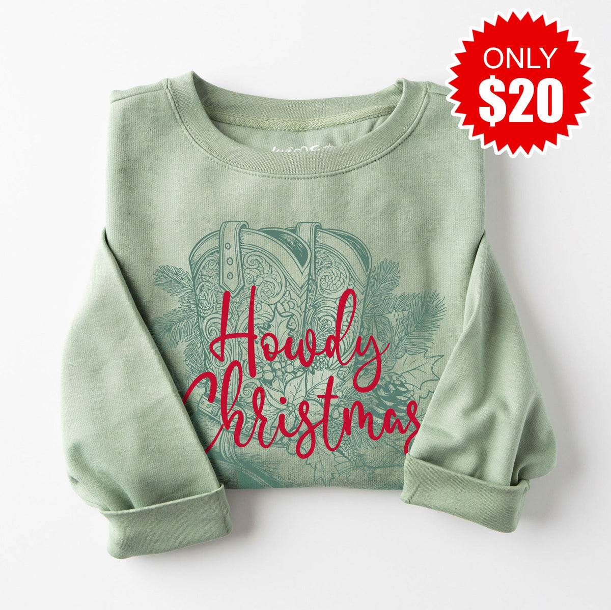 Howdy Christmas Sweatshirt - 20 product image 1