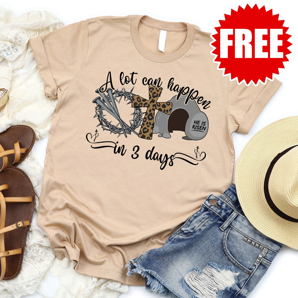 A Lot Can Happen in 3 Days Tee - 0