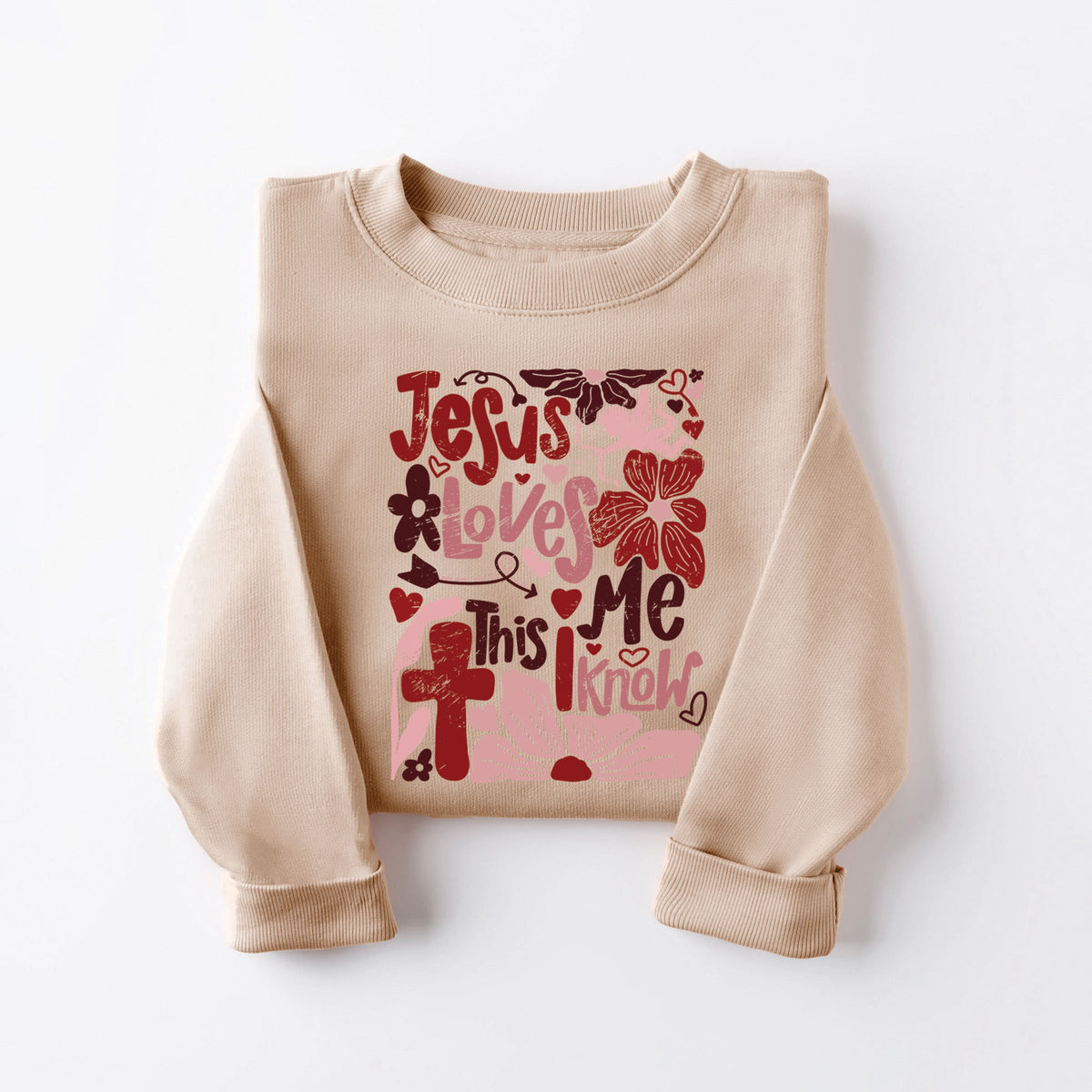 Jesus Loves Me Sweatshirt product image 2