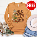 Give Thanks Pumpkin Long Sleeve - 0