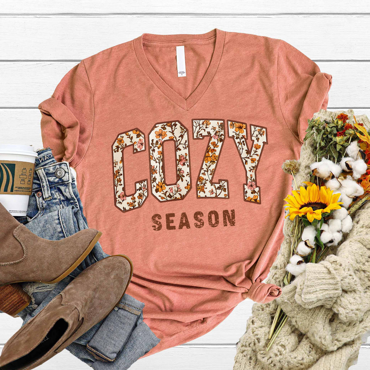 Cozy Season V-Neck