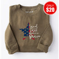 Land of the Free Embroidered Crewneck Sweatshirt - 20 product image 1