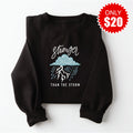 Stronger Cloud Embroidered Crewneck Sweatshirt - 20 product image 1