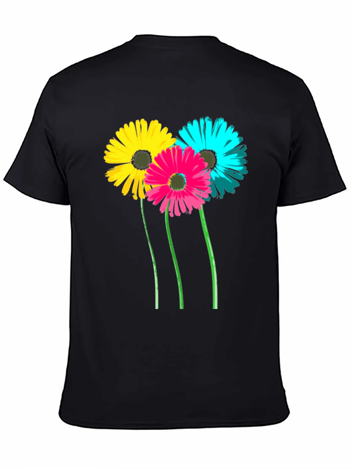 Floral Graphic Tee - Black product image 1