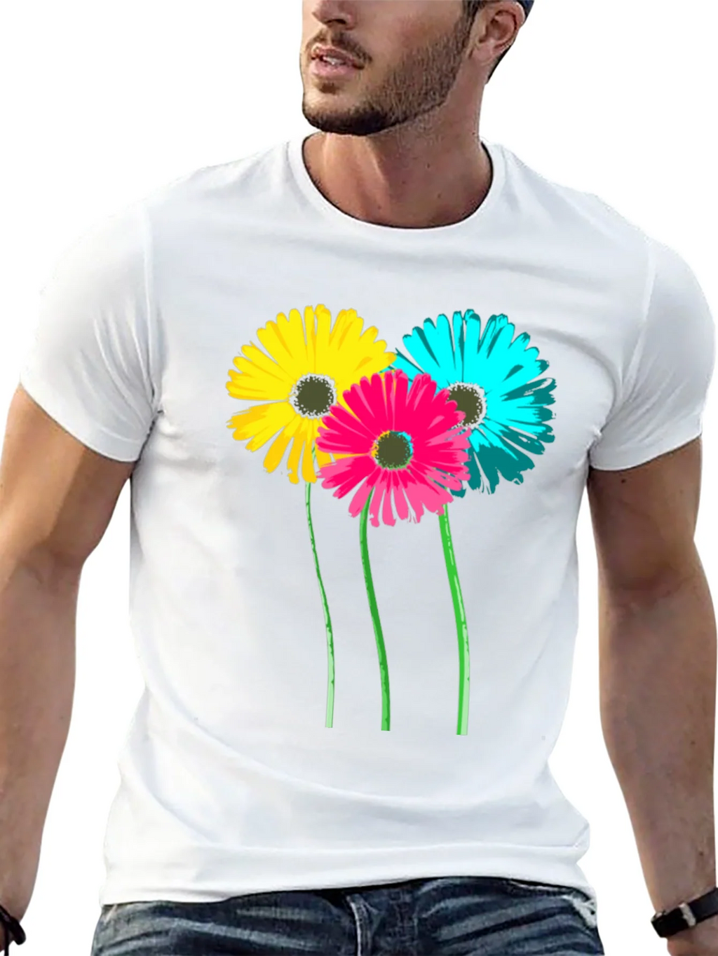 Floral Graphic Tee - Black product image 3