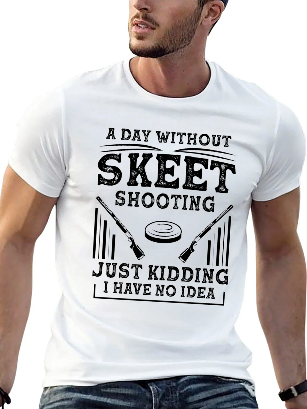 Skeet Shooting Graphic Tee - Humorous Design product image 5