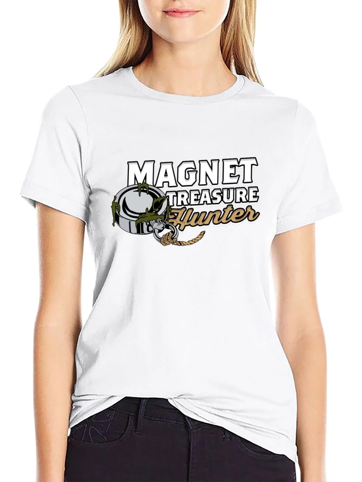 Magnet Treasure Hunter Graphic T-Shirt product image 8