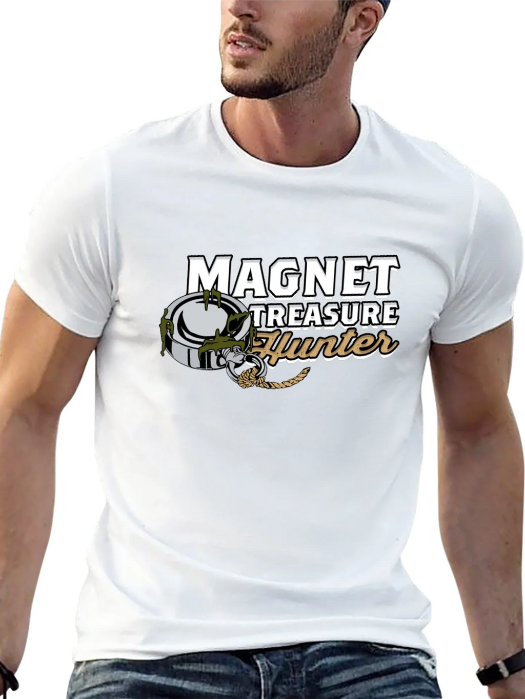 Magnet Treasure Hunter Graphic T-Shirt product image 12