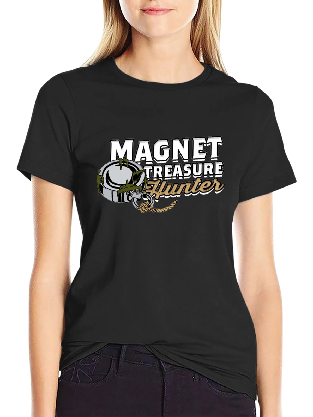 Magnet Treasure Hunter Graphic T-Shirt product image 2