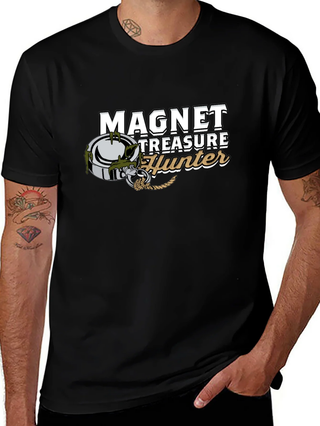 Magnet Treasure Hunter Graphic T-Shirt product image 1