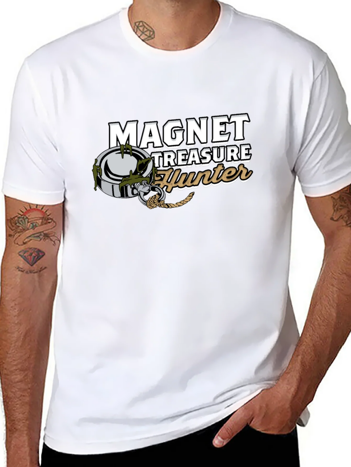 Magnet Treasure Hunter Graphic T-Shirt product image 7