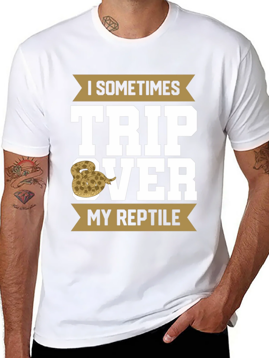 I Sometimes Trip Over My Reptile T-Shirt product image 7